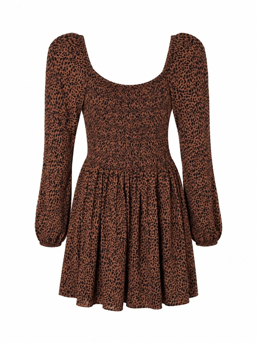 Gap Teen Leopard Print Smocked Dress – Size 12